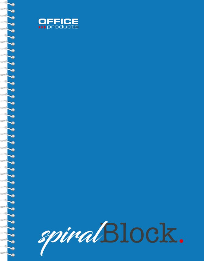 Kołonotatnik OFFICE PRODUCTS A5 w kratkę 80 kart., 70gsm