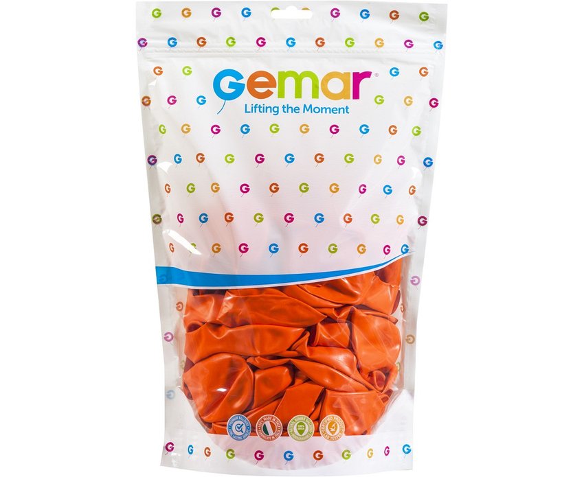 #BL Balony G120 pastel 13" - pomarańczowe 04 / 50 szt.