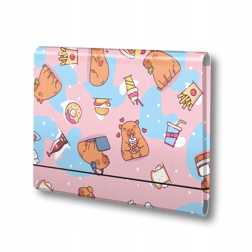 Teczka Skrzydłowa z Gumką A5 Kapibara Food /Penmate