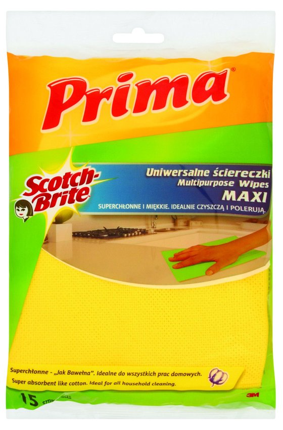 Ścierki Uniwersalne Prima Maxi "Jak Bawełna" 15Szt.