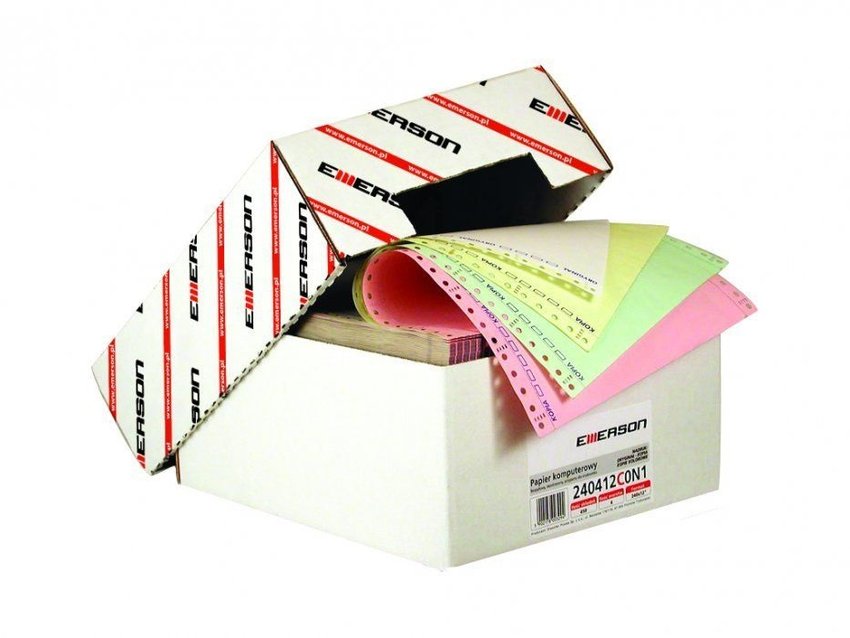 Papier do drukarek komputerowych 375x12x1 70g Drescher