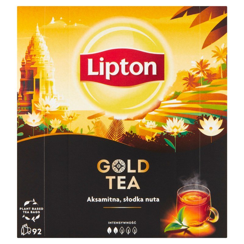 Herbata Lipton Czarna Gold Tea 92 Torebki
