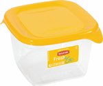 Pojemnik kwadratowy Fresh&Go 0,45L żółty Curver 182243