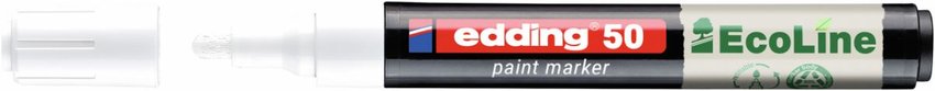 Marker olejowy na bazie wody e-50 EDDING EcoLine 2-3mm biały
