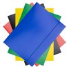 Teczka z gumką OFFICE PRODUCTS karton/lakier A4 320gsm 3-skrz., mix kolorów