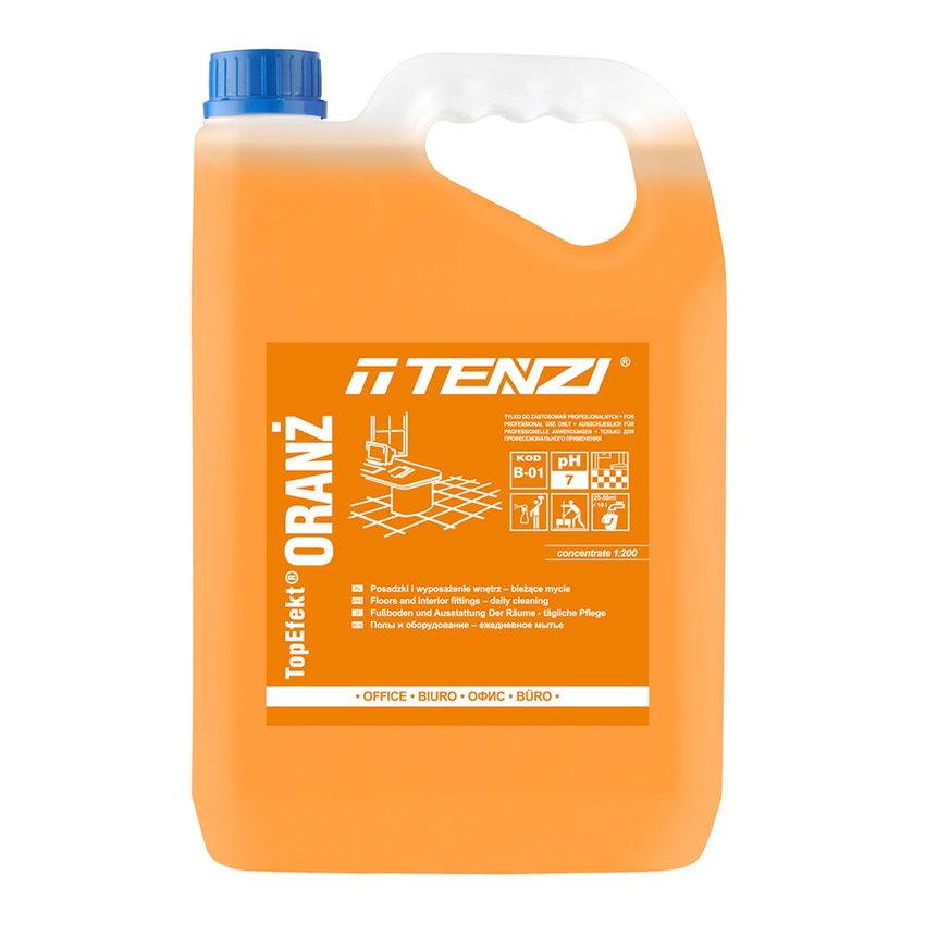 Tenzi TopEfekt Oranż płyn do mycia posadzek 5L