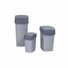 Kosz Flip Bin 10L Curver 186133 srebrny szary