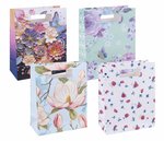 Torebka na prezenty DONAU HOME laminowana 26x325x10cm całoroczna z rączką mix wzorów