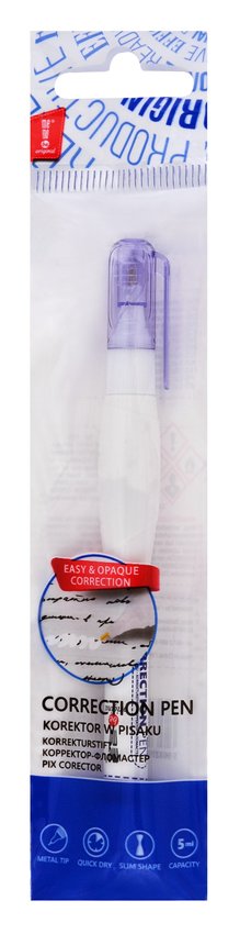 Korektor W Pisaku Memobe Slim Z Metalową Końcówką 5Ml , 1 Szt. Etui