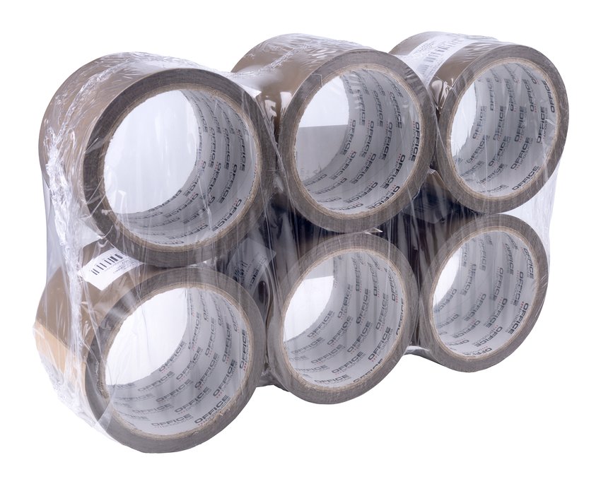 Taśma pakowa OFFICE PRODUCTS 72mm x 60y 36mic 1szt., brązowa