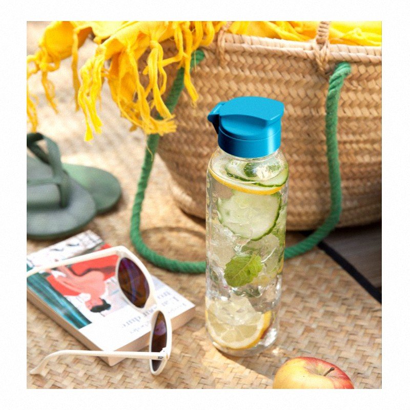 Butelka Dots 0,45L Zielony Transparentny / Curver 822963