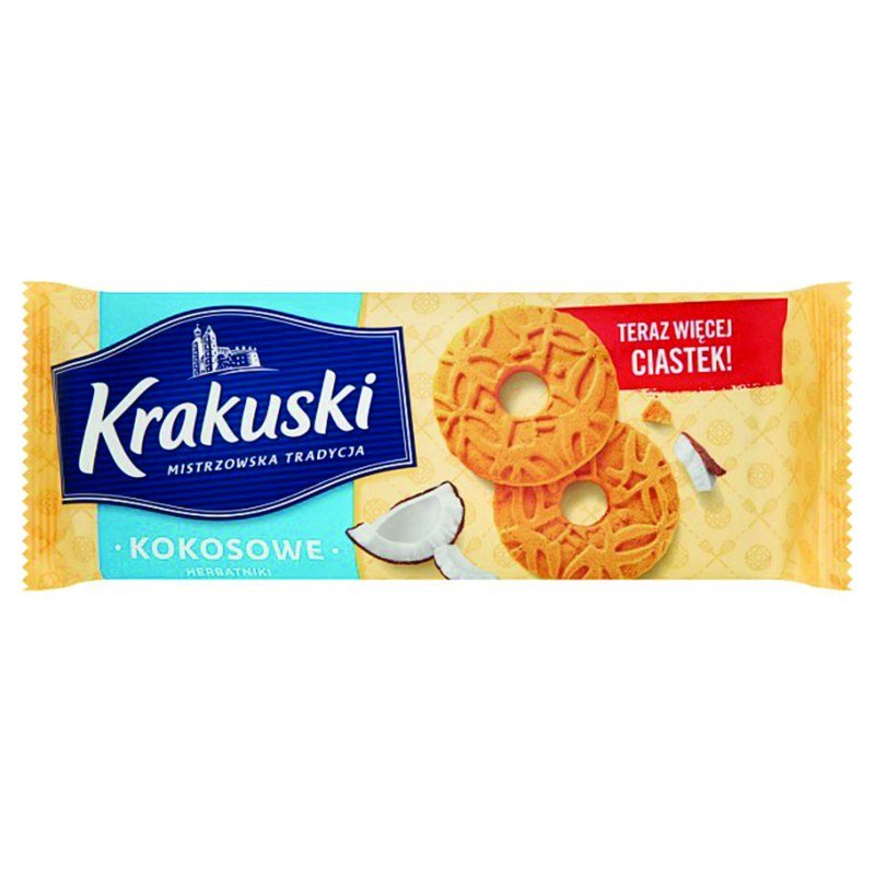 Ciastka Krakuski Kokosowe 168g
