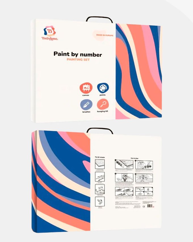 Malowanie po numerach BRUSHME 40x50 cm jesienny zachód słońca 1 szt., w pudełku