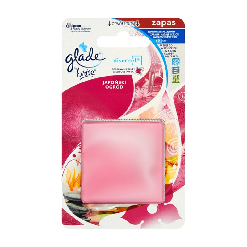 Brise/Glade Discreet Odświeżacz Powietrza 8g Zapas Japoński Ogród