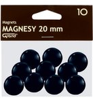 Magnes Do Tablic 20mm Czarny 10 szt. /Grand