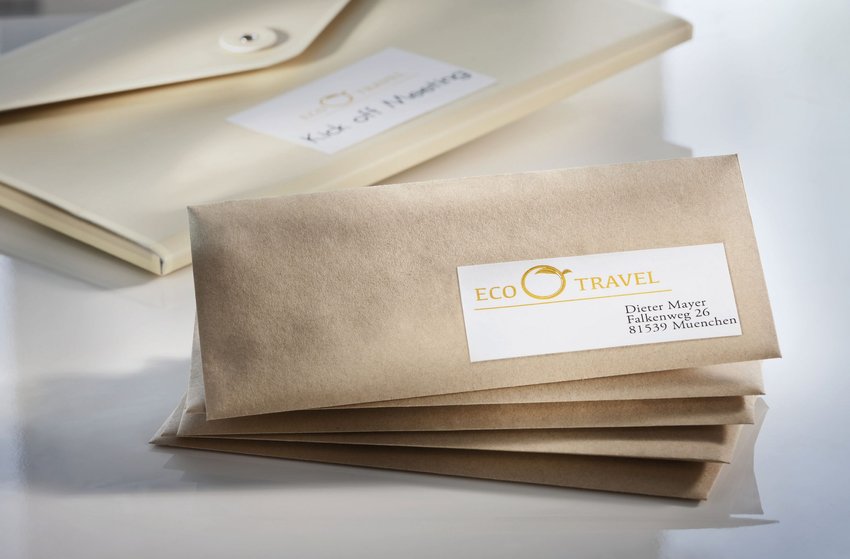 Etykiety Samoprzylepne Recyklingowane Avery 38x21.2 65/A4 A'100 Białe No.LR3666