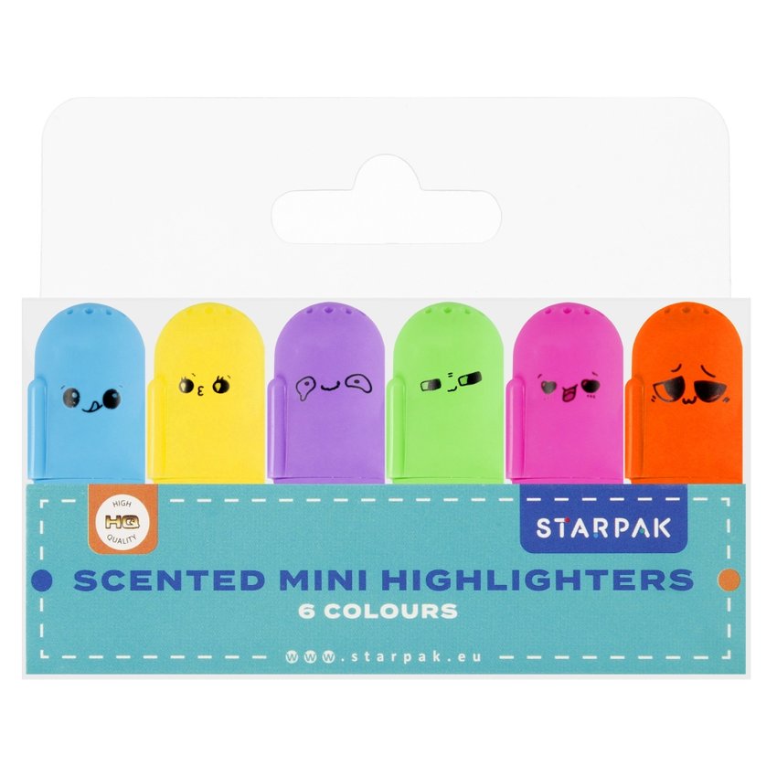 Zakreślacze Mini 6kol Zapachowe /Starpak