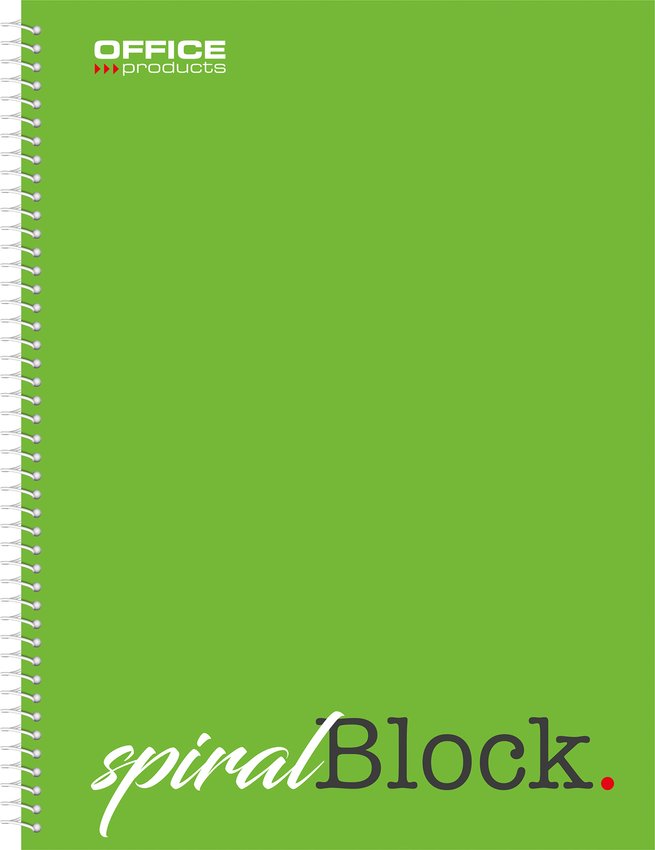 Kołonotatnik OFFICE PRODUCTS A4 w kratkę  80 kart., 70gsm