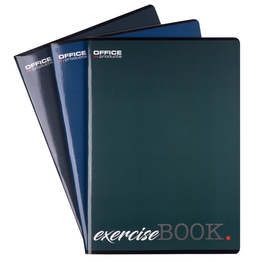 Zeszyt szkolny OFFICE PRODUCTS A4 w kratkę 96 kart., 60gsm mix kolorów