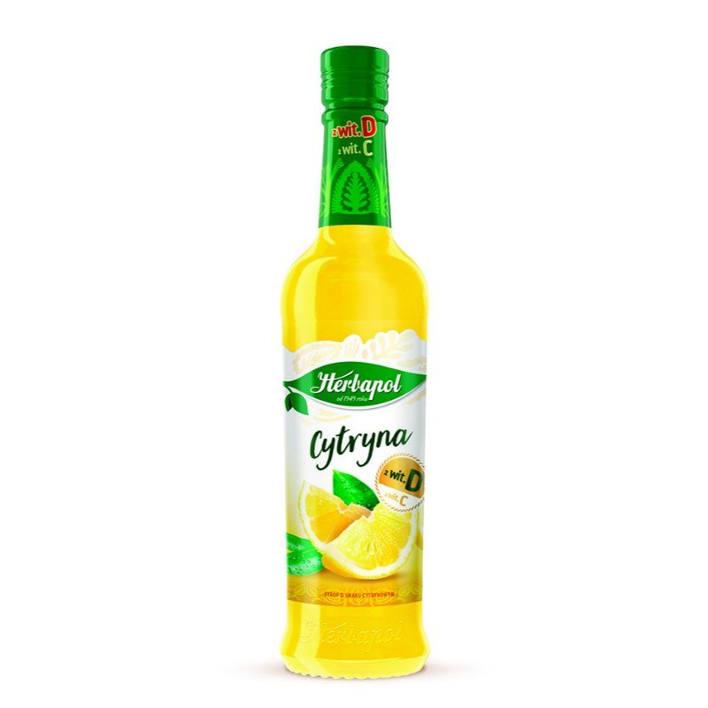 Syrop Herbapol Owocowa Spiżarnia 420ml Cytrynowy
