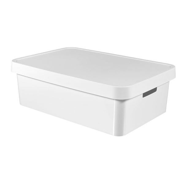 Pojemnik 30L z Przykrywką  Infinity Biały / Curver 233758