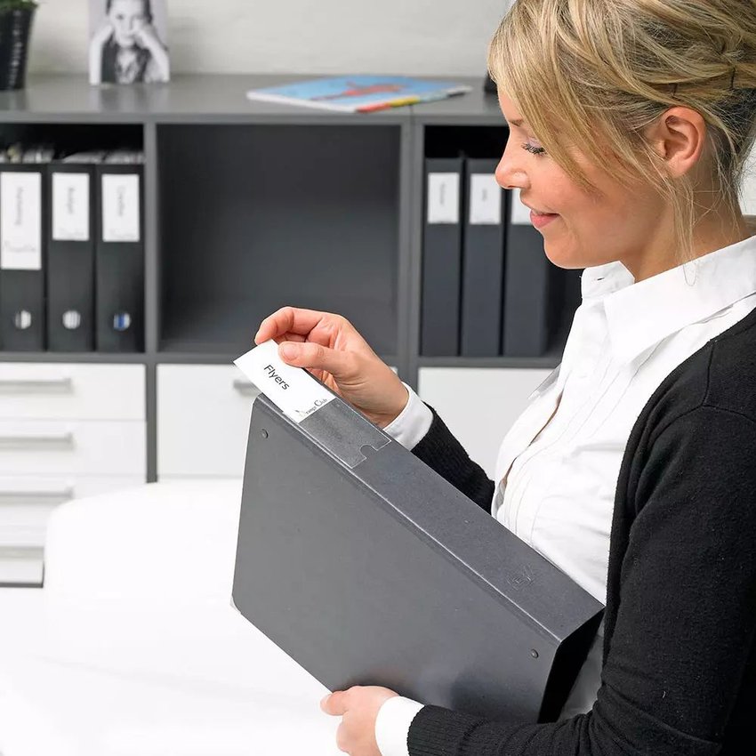 Kieszeń Samoprzylepna Djois X 3L 48 Szt. Na Etykiety + 48 Etykiet 35X75Mm