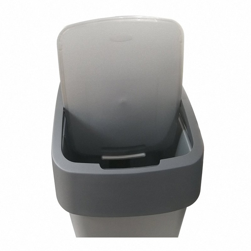 Kosz Flip Bin 10L Curver 186133 srebrny szary