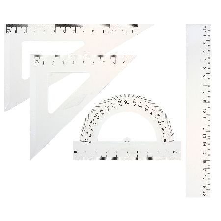 Zestaw geometryczny  transparent GR-032T