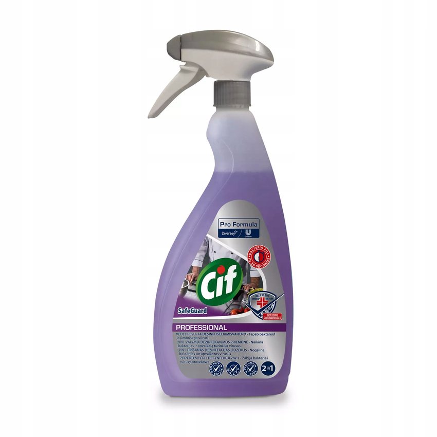 Cif Professional Płyn do Mycia i Dezynfekcji 2in1 750ml
