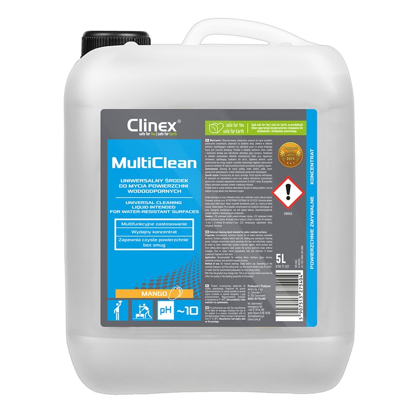 Clinex Multi Clean płyn uniwersalny Mango kanister 5L