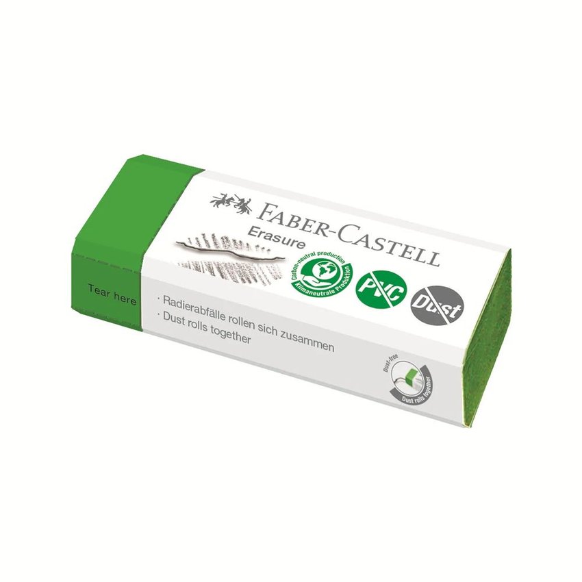 Gumka Dust-Free Eco 2 Szt. Op. Kartonowe Faber-Castell
