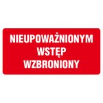 Znak TDC Nieupoważnionym Wstęp Wzbroniony 2  /TDC