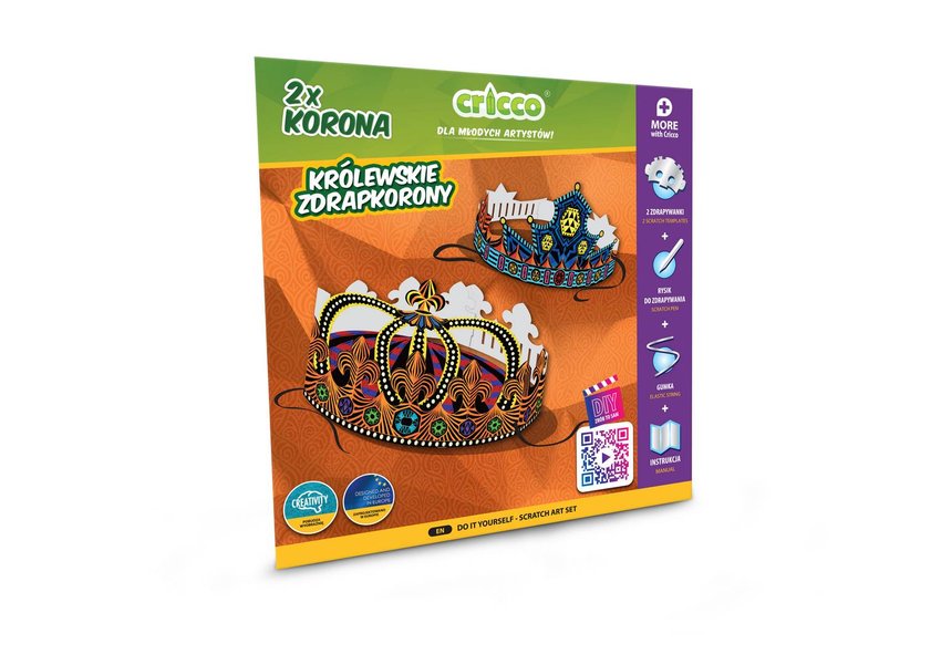 Zestaw  Cricco  Zrób To Sam   Królewskie Zdrapkorony