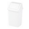 Kosz uchylny na śmieci Curver Click-It 15L biały