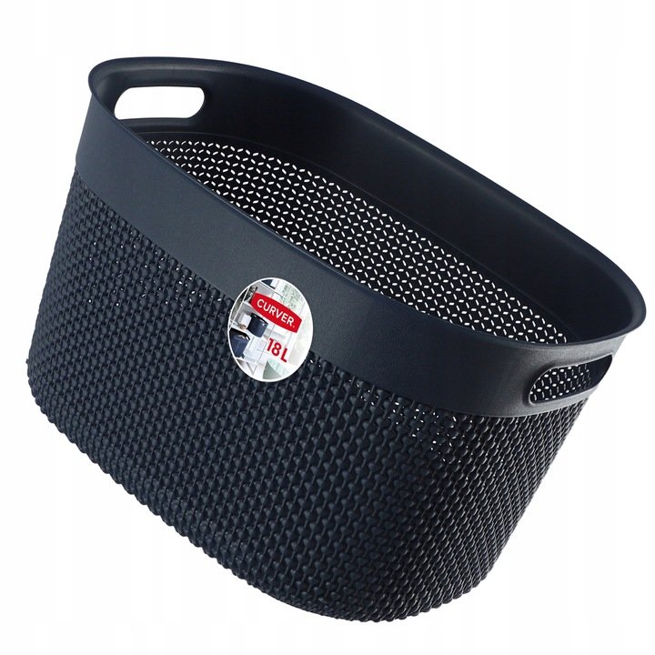 Kosz Curver Filo L granatowy 18L model 254559