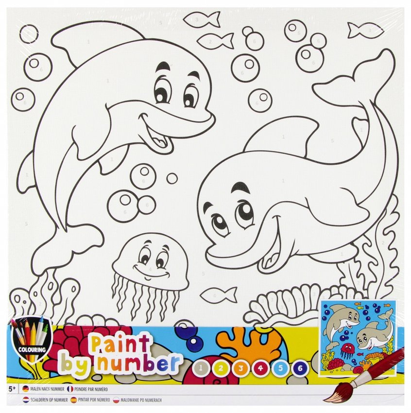 Malowanie Po Numerach 30x30 Ocean