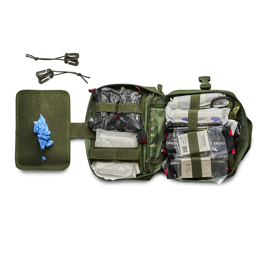 Apteczka strzelecka - Shooter MAXHARTER model rozszerzony zielony