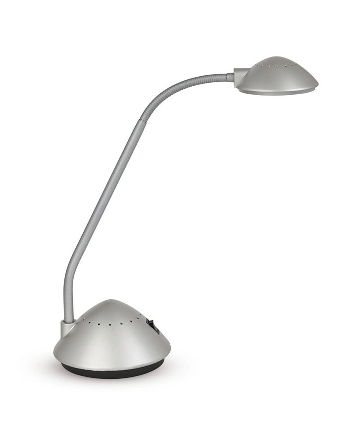 Lampa Biurkowa Led Maularc Srebrna