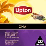 Herbata Lipton Piramidki Czarna Chai 20 Torebek