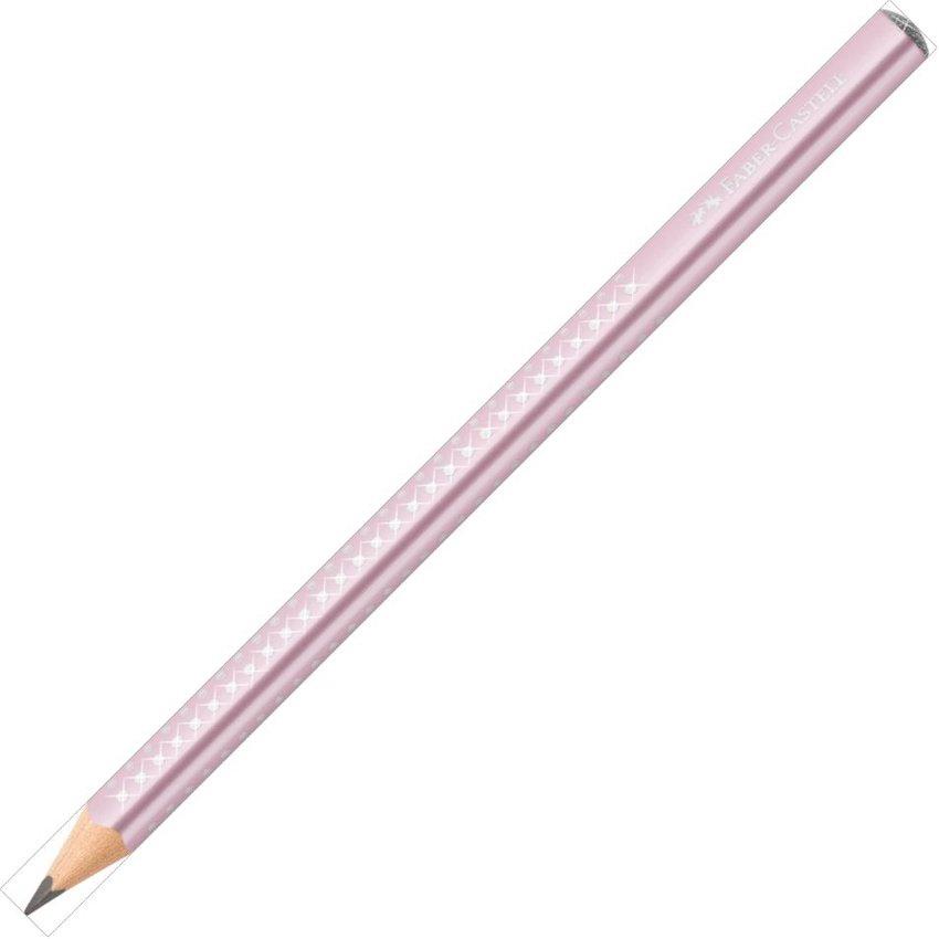 Ołówek Jumbo Sparkle Rose Metallic Faber-Castell