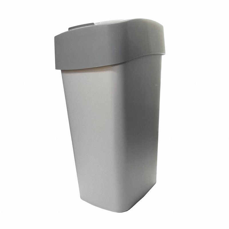 Kosz uchylny Flip Curver 186181 45L srebrny szary