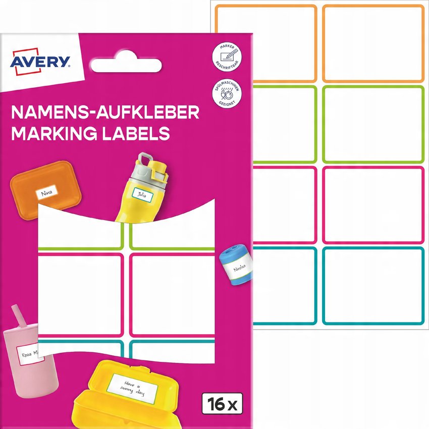 Naklejki do Oznaczania A'16 NAME16C /Avery