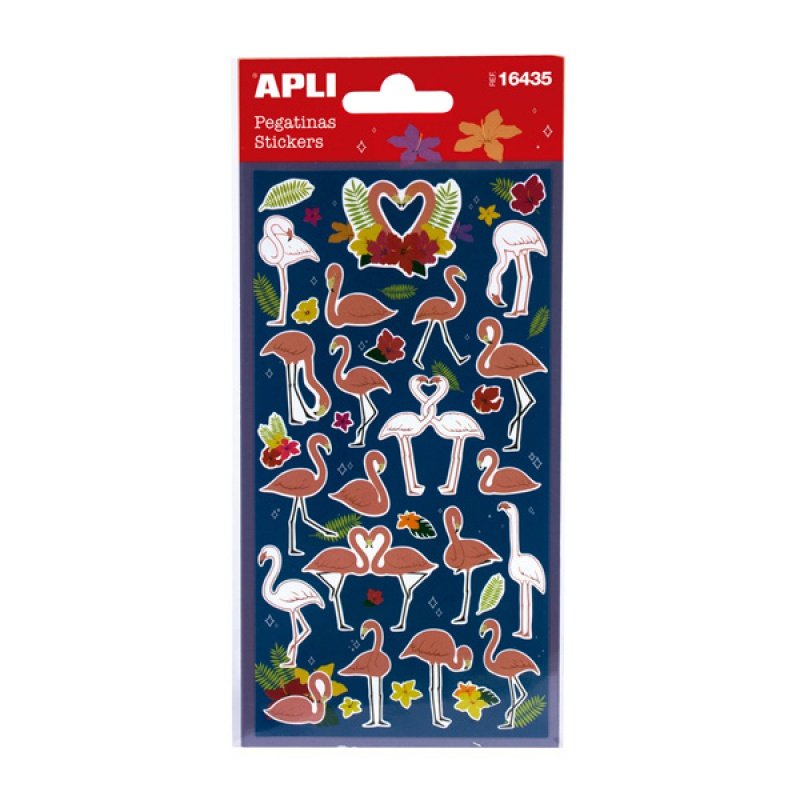 Naklejki APLI flaming 33 szt.