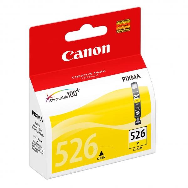 Canon CLI-526Y iP4850/4950/MG5150/5250/6150/8150 Yellow (Oryg.)
