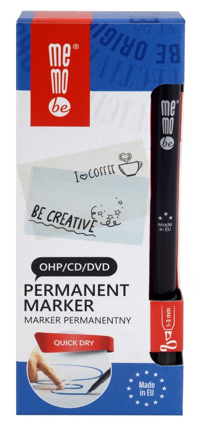 Marker Permanentny Ohp Memobe Mm253 Końcówka C 1-3 Mm Czarny