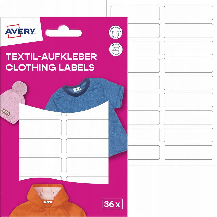 Naklejki na Odzież A'36 ETVET36 /Avery