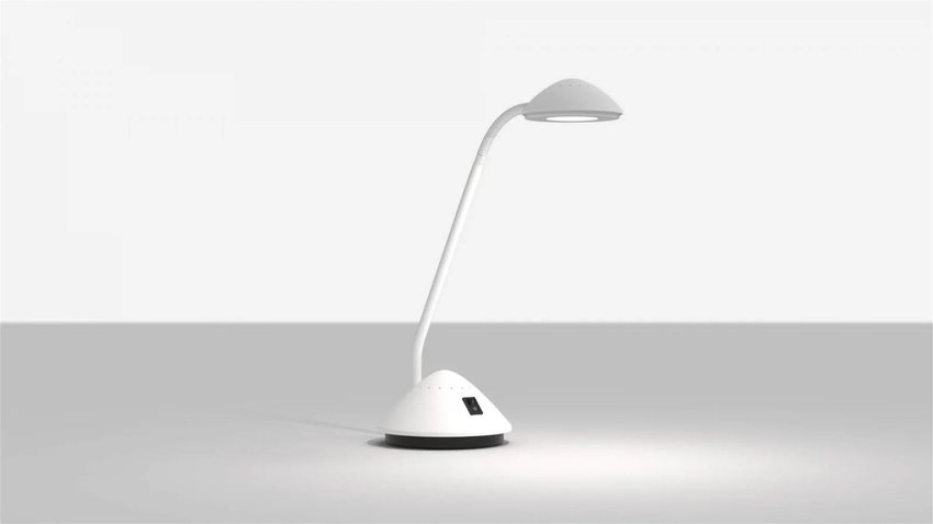 Lampa Biurkowa Led Maularc Biała
