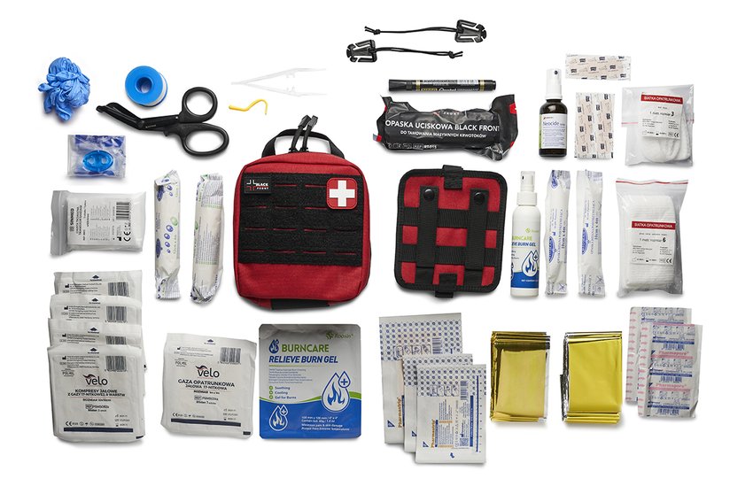 Apteczka firmowa - Biuro MAXHARTER model podstawowy czerwony