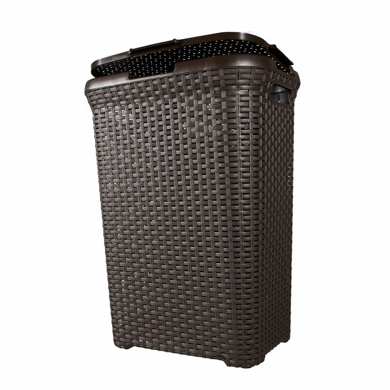 Kosz na pranie Style 60L ciemnobrązowy Curver 189206