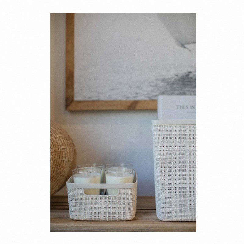 Koszyk Curver Jute S kremowy model 245370